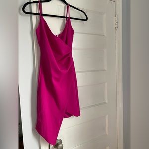 Hot Pink Sunset + Spring Dress